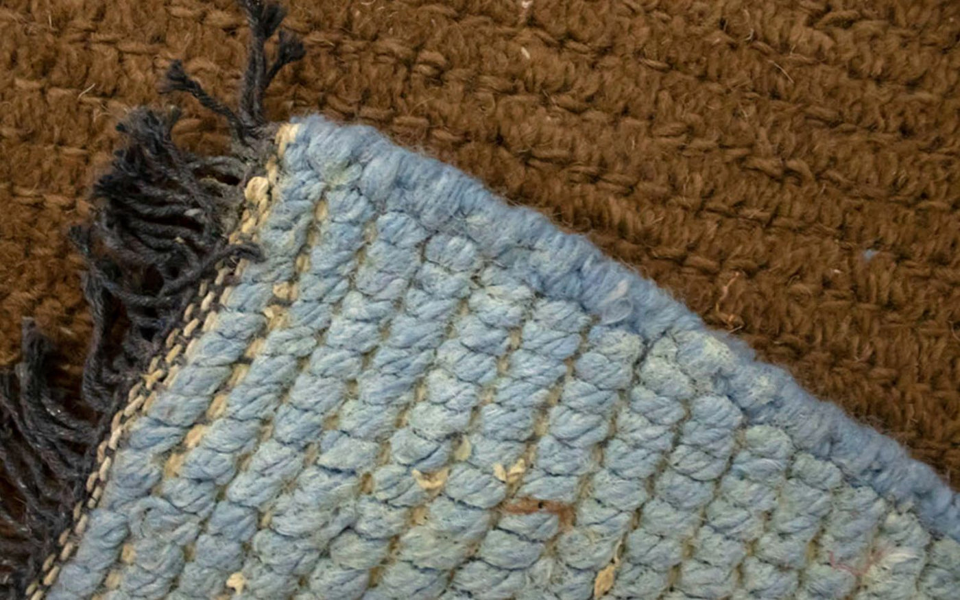 ネパール絨毯 140x70cm - ウールラグ