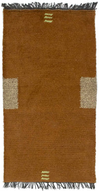 ネパール絨毯 140x70cm - ウールラグ – product image