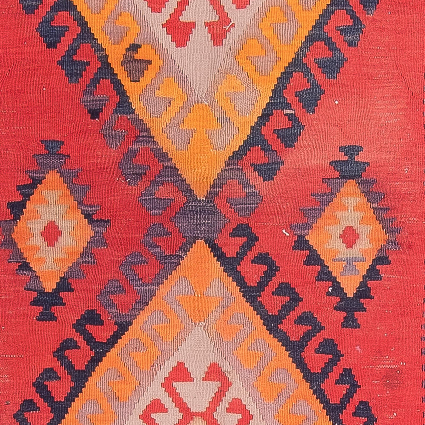 キリム オールド／アンティーク 絨毯 410x150cm