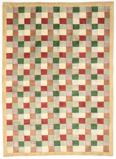 ネパール絨毯 163x229cm - ウールラグ