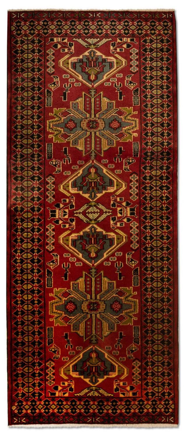 アルデビル 絨毯 200x82cm - ペルシャ絨毯