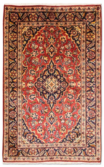 カシャーン 絨毯 100x163cm - ペルシャ絨毯