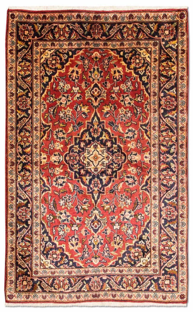 カシャーン 絨毯 163x100cm - ペルシャ絨毯