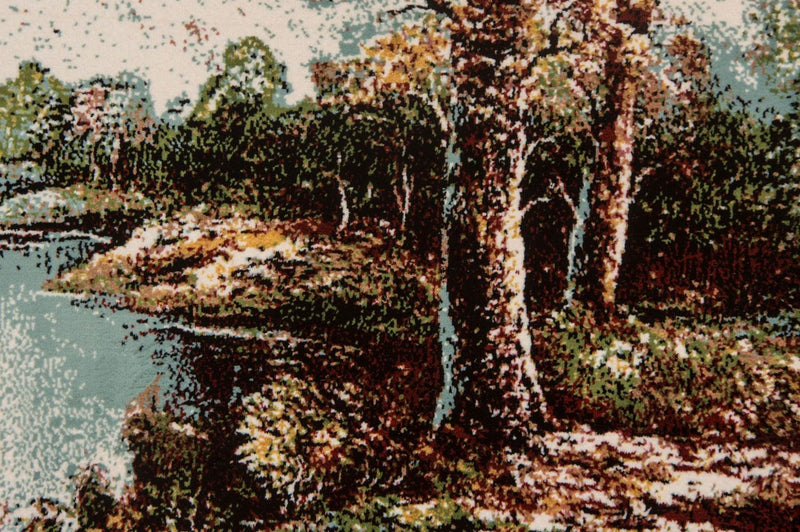 絵画絨毯 85x60cm - オリエンタル絨毯