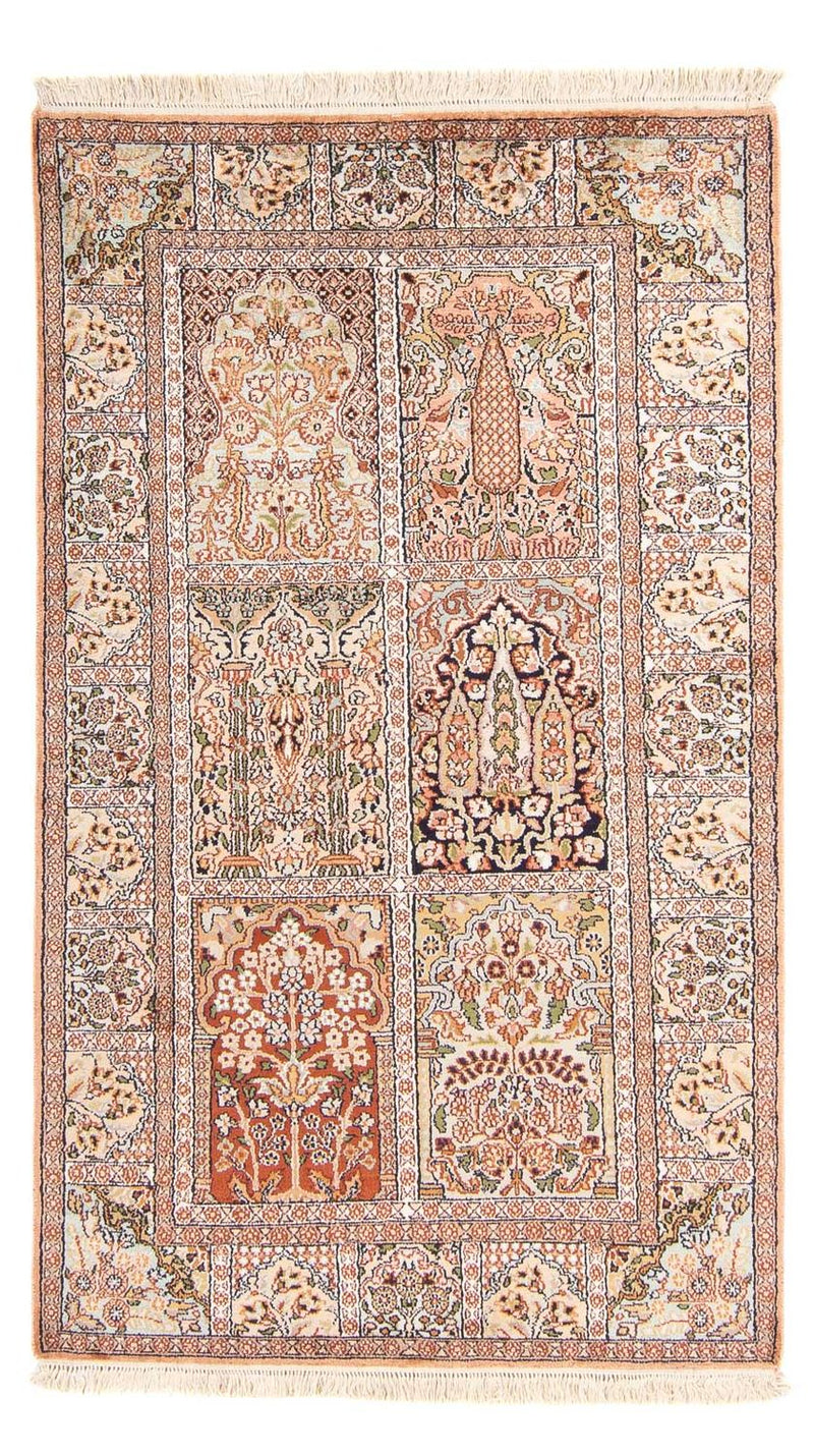 カシミールシルク 絨毯 148x92cm - オリエンタル絨毯