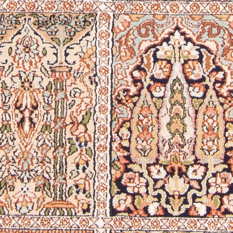 カシミールシルク 絨毯 148x92cm - オリエンタル絨毯