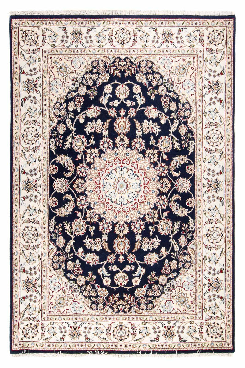 インド ナイン 絨毯 196x134cm - オリエンタル絨毯