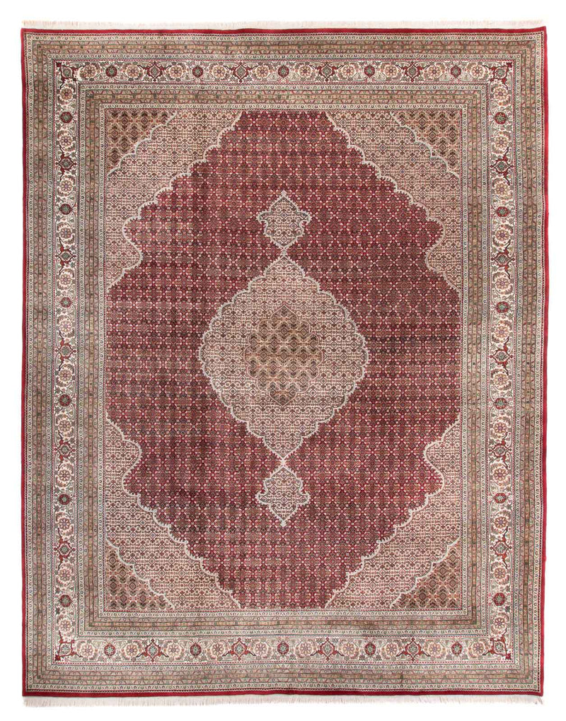 インド タブリーズ 絨毯 388x303cm - オリエンタル絨毯
