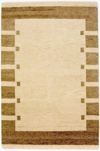 インド ギャベ 絨毯 185x122cm - ウールラグ – product image