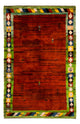 インド ギャベ 絨毯 322x215cm - ウールラグ