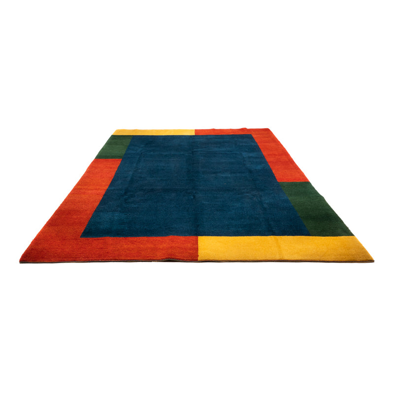 インド ギャベ 絨毯 393x297cm - ウールラグ