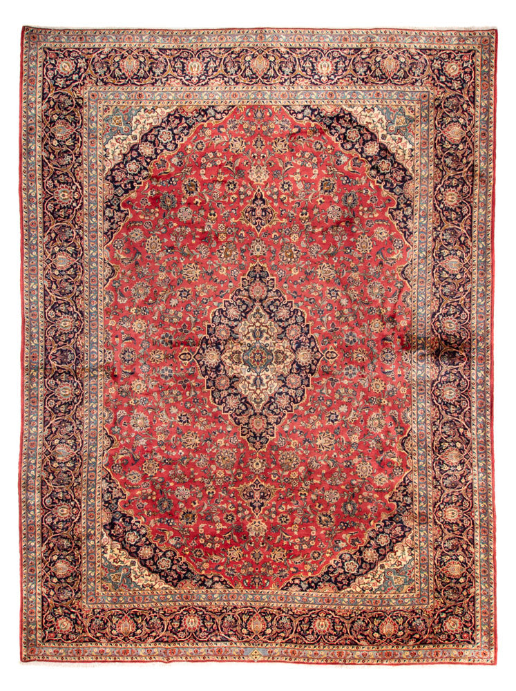 カシャーン 絨毯 407x301cm - ペルシャ絨毯