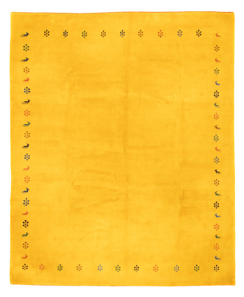 インド ギャベ 絨毯 386x304cm - ウールラグ