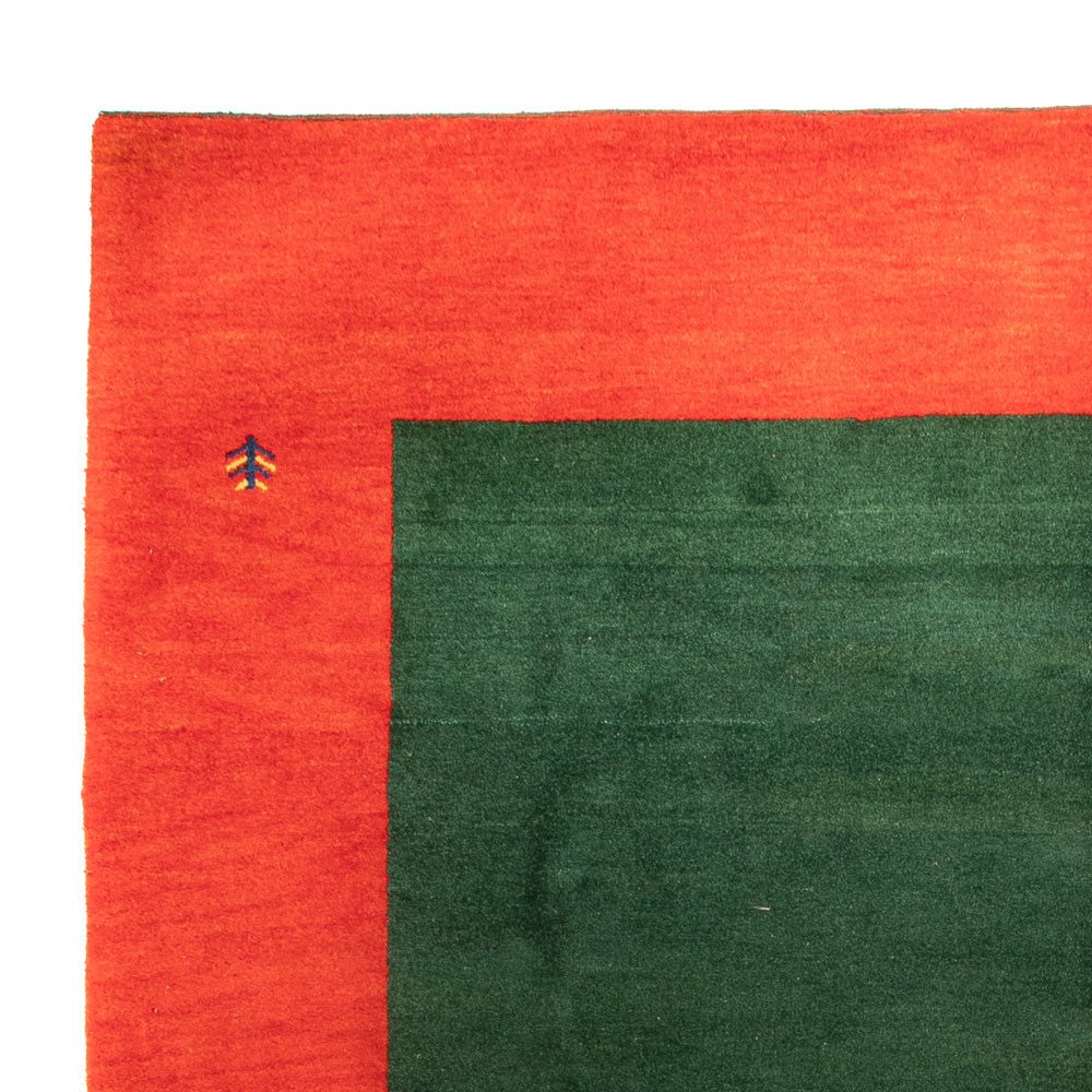 インド ギャベ 絨毯 395x310cm - ウールラグ