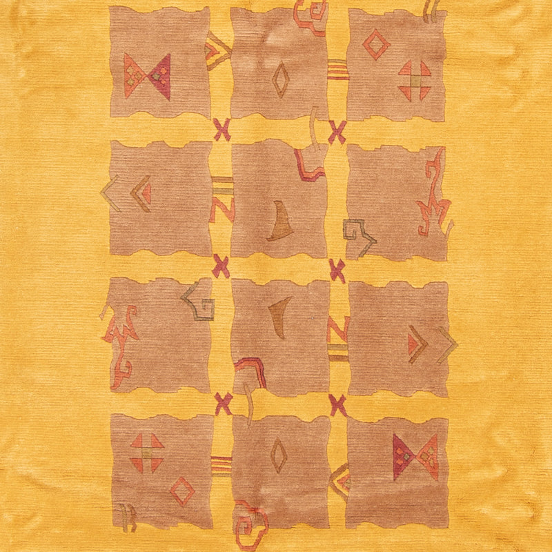 ネパール絨毯 357x256cm - ウールラグ