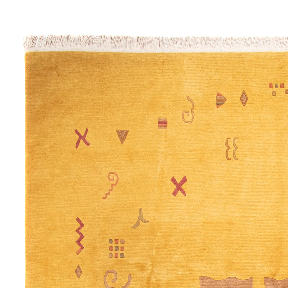 ネパール絨毯 357x256cm - ウールラグ
