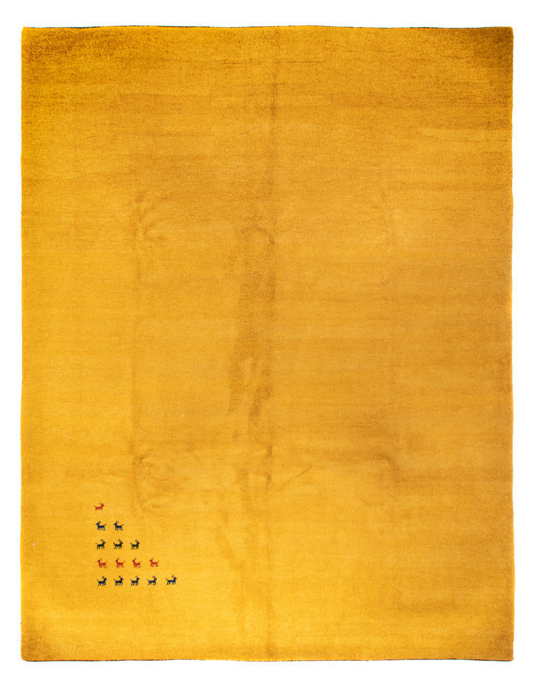 インド ギャベ 絨毯 403x310cm - ウールラグ