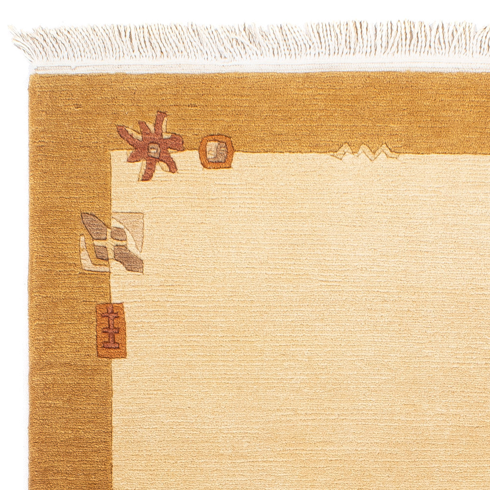 ネパール絨毯 143x71cm - ウールラグ