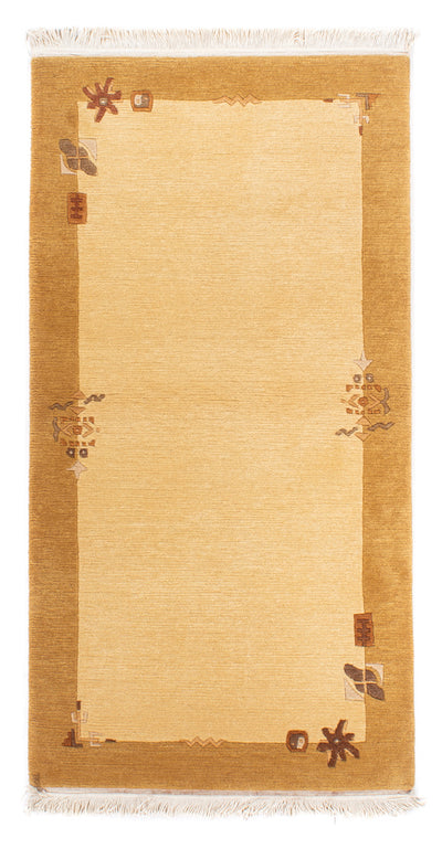 ネパール絨毯 73x144cm - ウールラグ