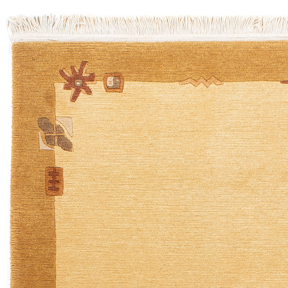 ネパール絨毯 144x73cm - ウールラグ