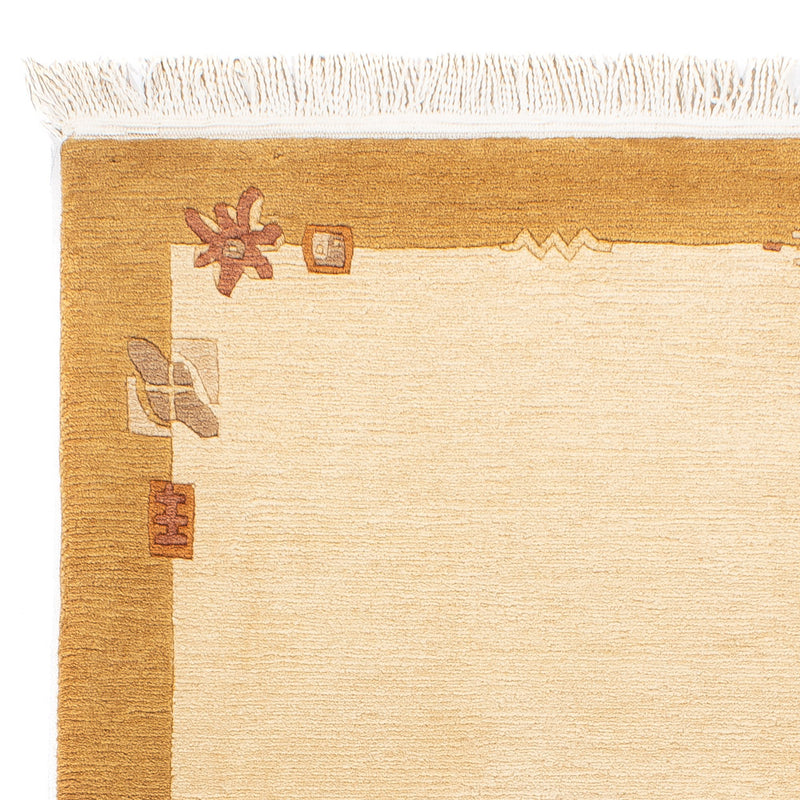 ネパール絨毯 140x71cm - ウールラグ
