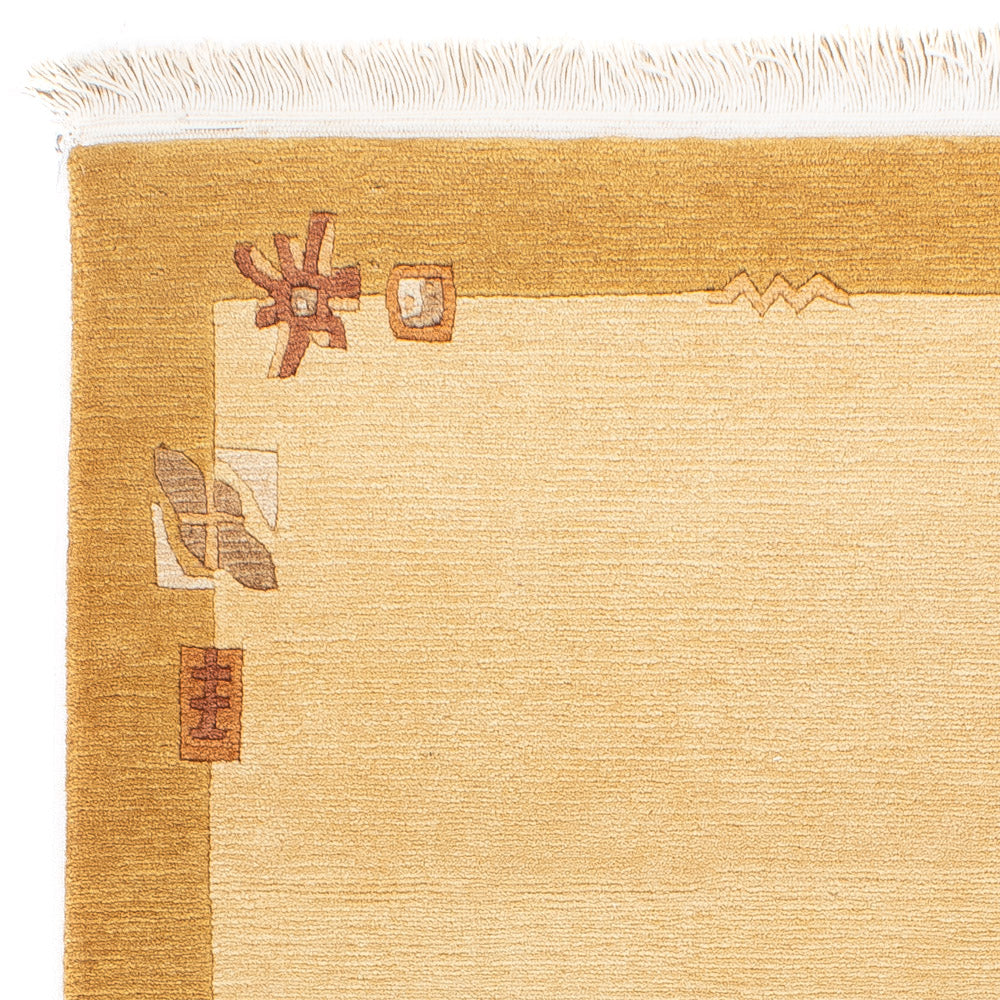 ネパール絨毯 144x74cm - ウールラグ