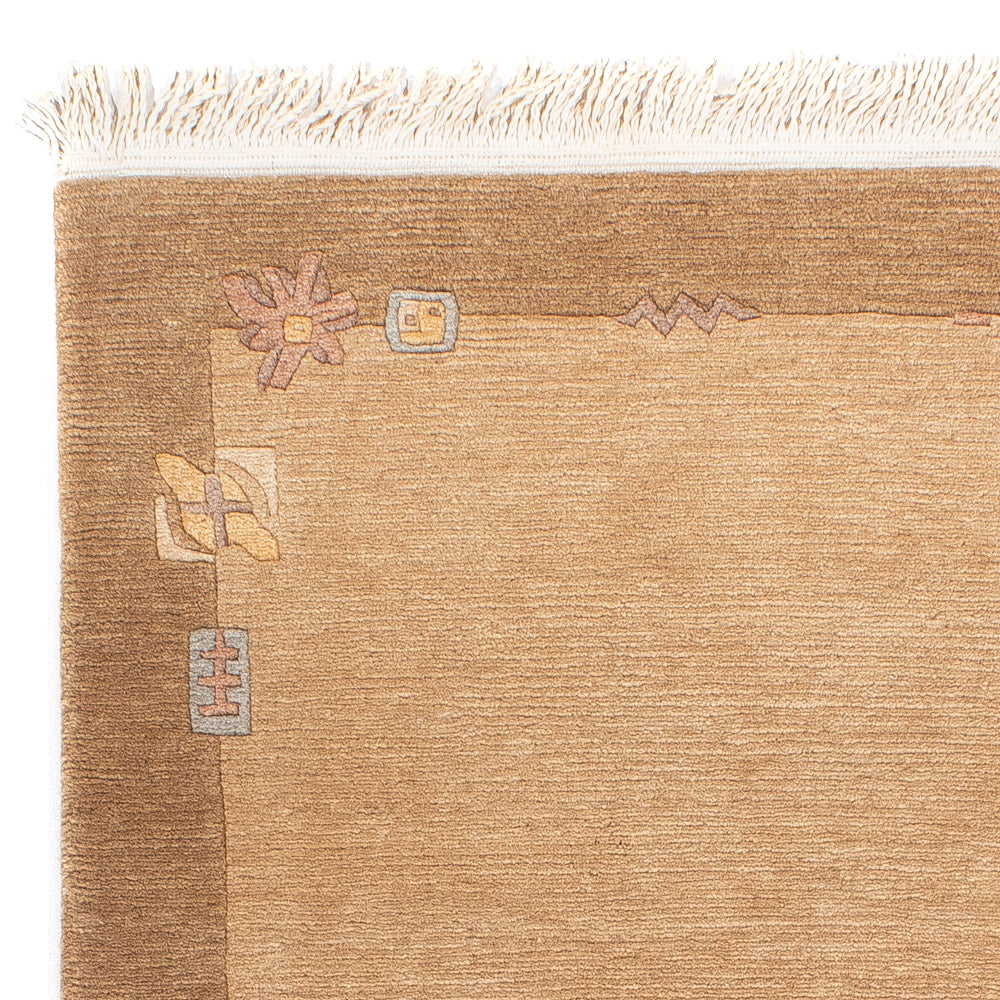 ネパール絨毯 143x71cm - ウールラグ