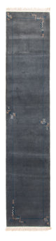 ネパール絨毯 343x73cm - ウールラグ