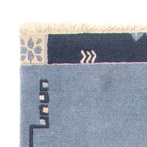 ネパール絨毯 330x69cm - ウールラグ