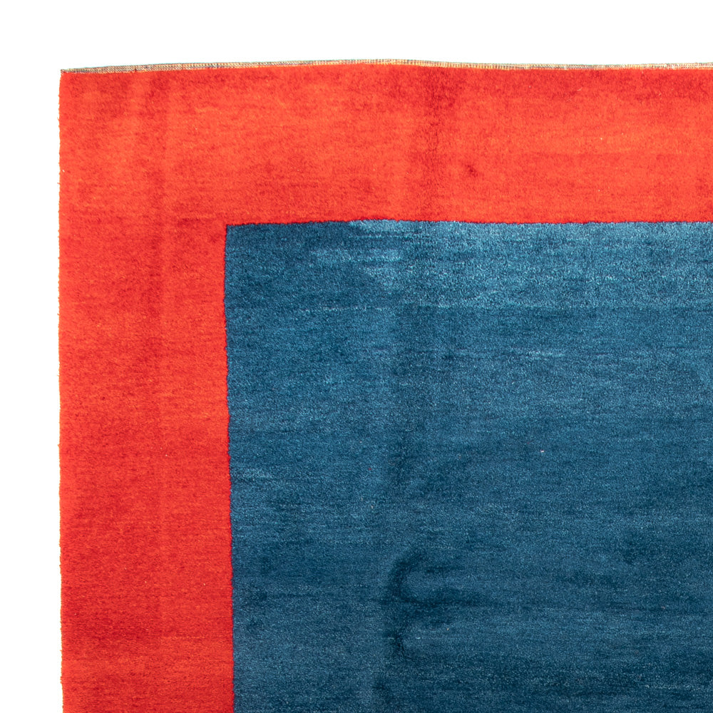 インド ギャベ 絨毯 390x298cm - ウールラグ