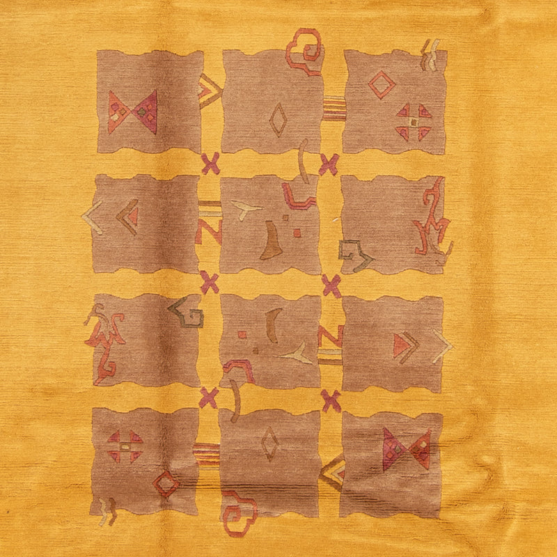 ネパール絨毯 355x256cm - ウールラグ