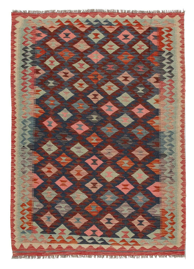 キリム マイメネ 絨毯 185x126cm - ウールラグ