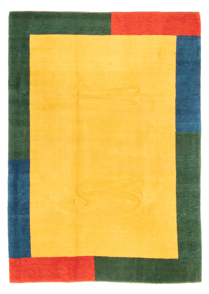 インド ギャベ 絨毯 346x253cm - ウールラグ