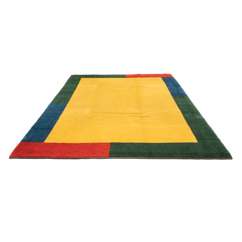 インド ギャベ 絨毯 346x253cm - ウールラグ