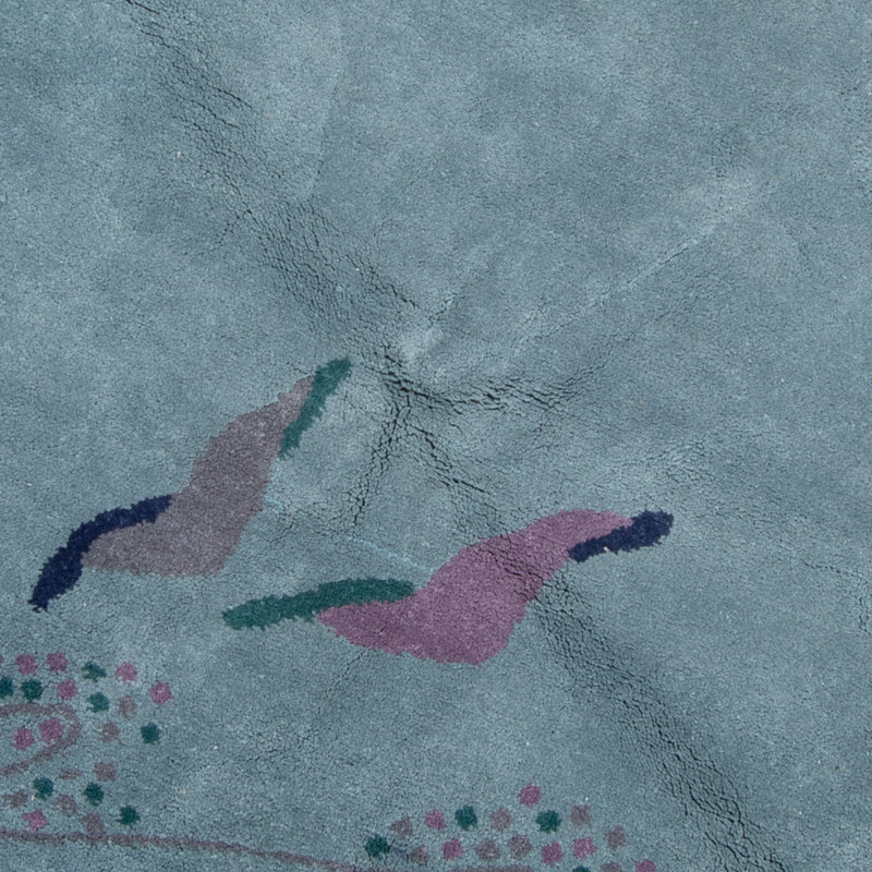 インド ギャベ 絨毯 200x200cm - ウールラグ