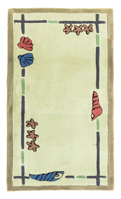 モダンラグ 70x140cm - ウールラグ