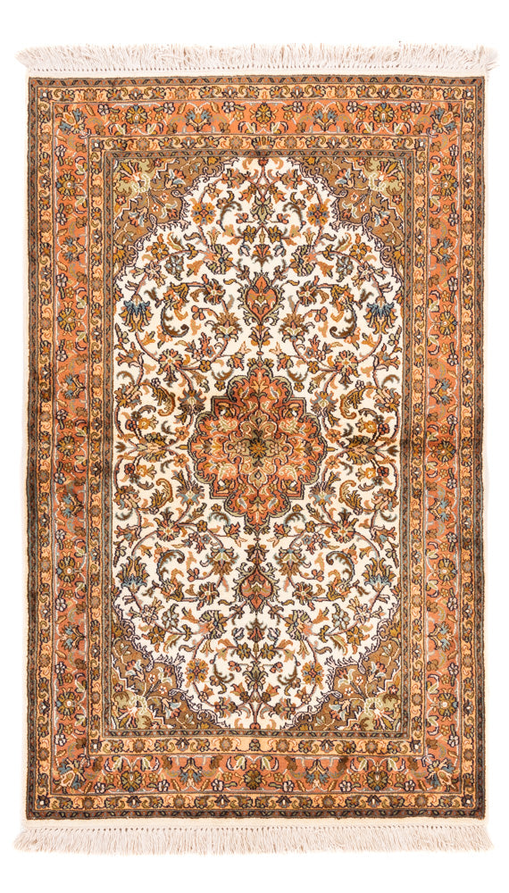 カシミールシルク 絨毯 149x95cm - オリエンタル絨毯