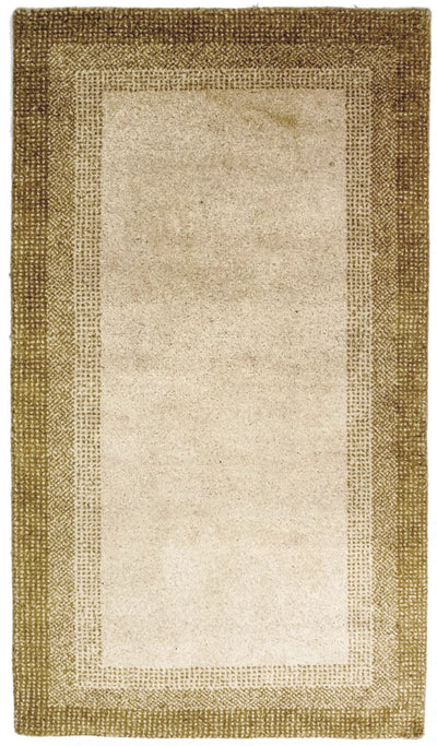 インド ギャベ 絨毯 91x159cm - ウールラグ