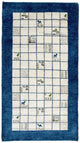 インド ギャベ 絨毯 162x92cm - ウールラグ