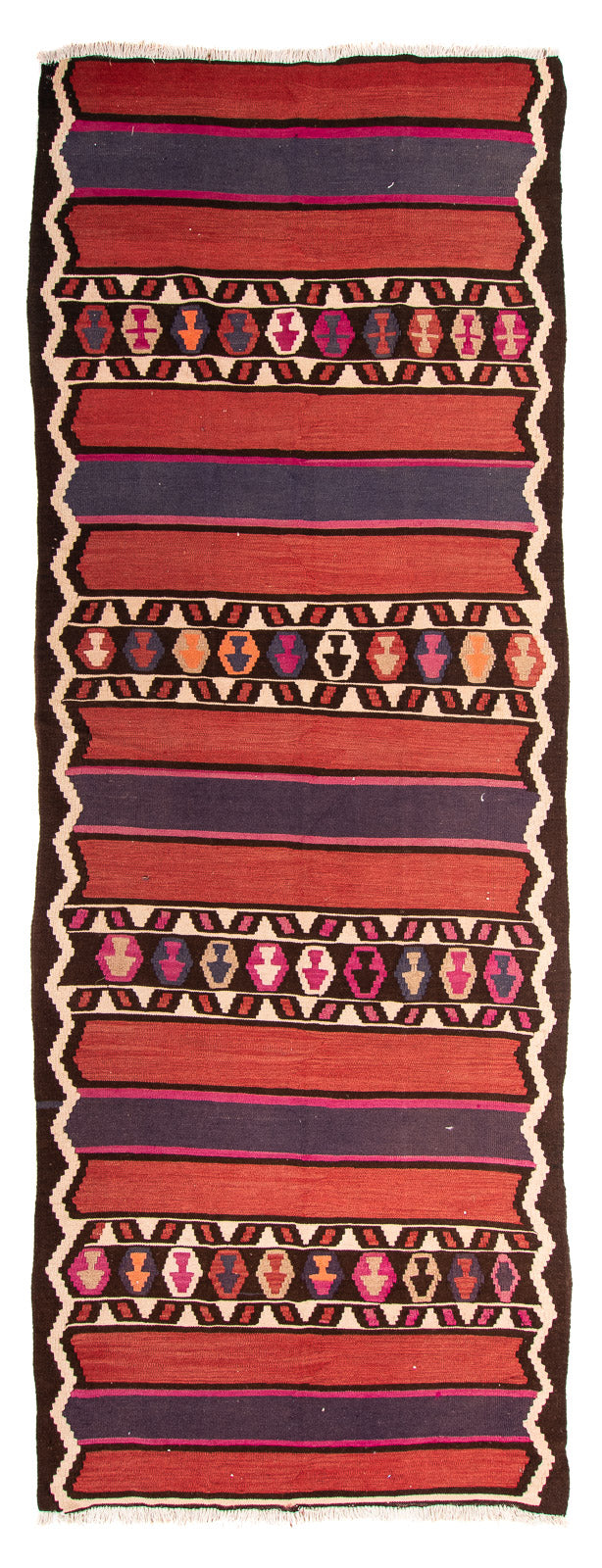 キリム オールド／アンティーク 絨毯 380x140cm