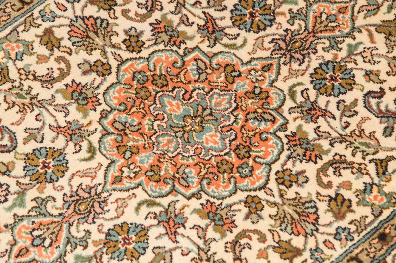 カシミールシルク 絨毯 95x62cm - オリエンタル絨毯