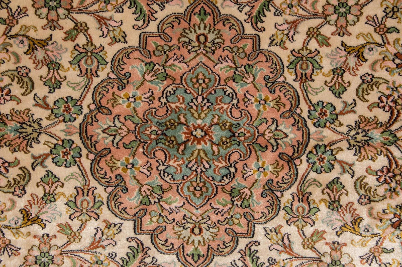カシミールシルク 絨毯 148x93cm - オリエンタル絨毯