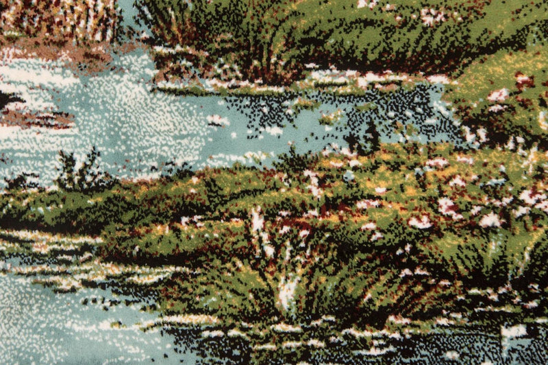 絵画絨毯 112x62cm - オリエンタル絨毯