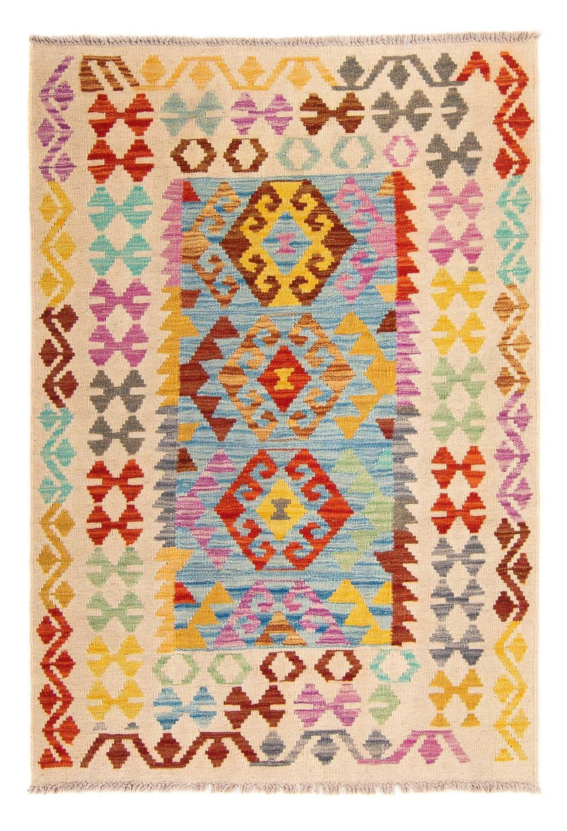 キリム マイメネ 絨毯 146x100cm - ウールラグ