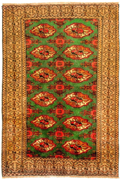 トルカマン絨毯 102x143cm - ペルシャ絨毯