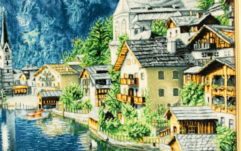 絵画絨毯 108x83cm - オリエンタル絨毯