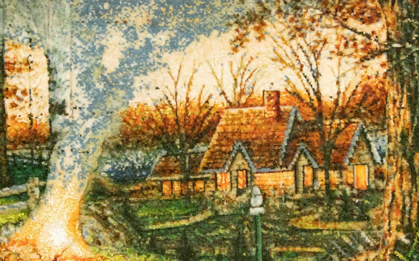 絵画絨毯 102x62cm - オリエンタル絨毯
