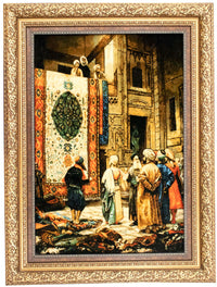絵画絨毯 103x80cm - オリエンタル絨毯 – product image