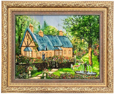 絵画絨毯 72x91cm - オリエンタル絨毯
