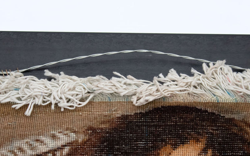 絵画絨毯 102x81cm - オリエンタル絨毯